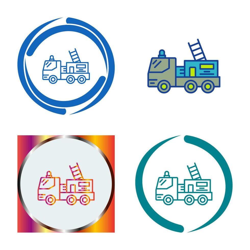 Fire Truck Vector Icon
