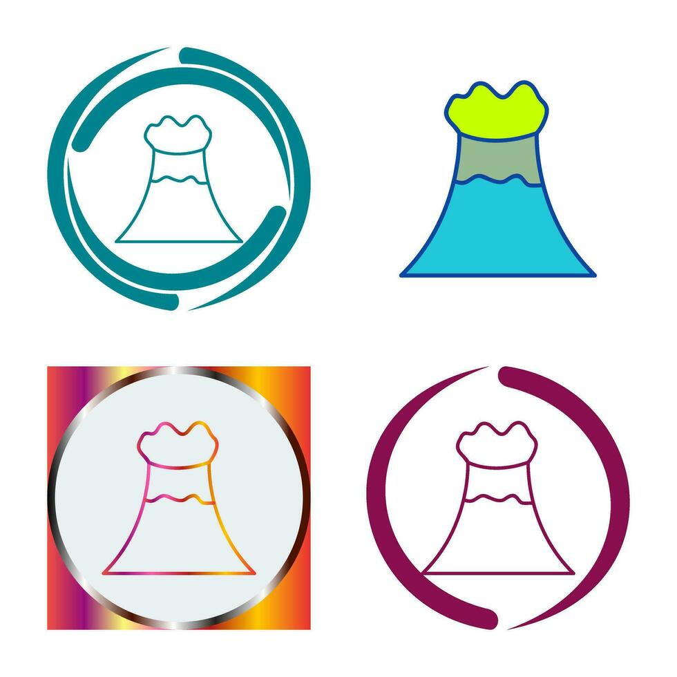 Volcano Vector Icon