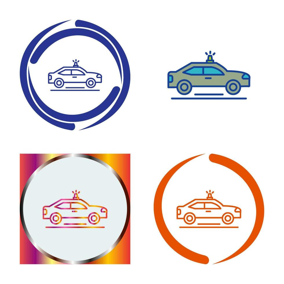 Police Car Vector Icon