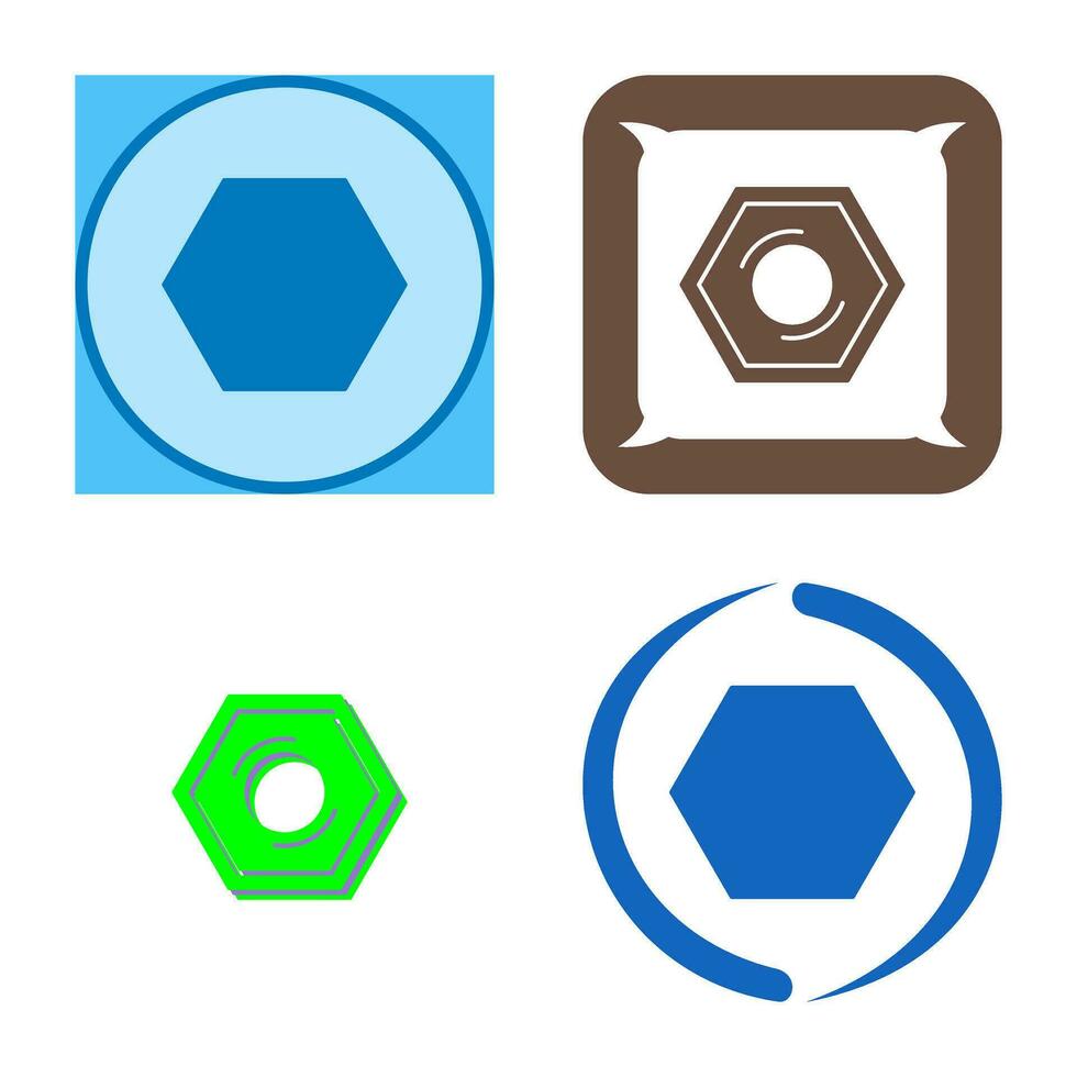 Nut Vector Icon