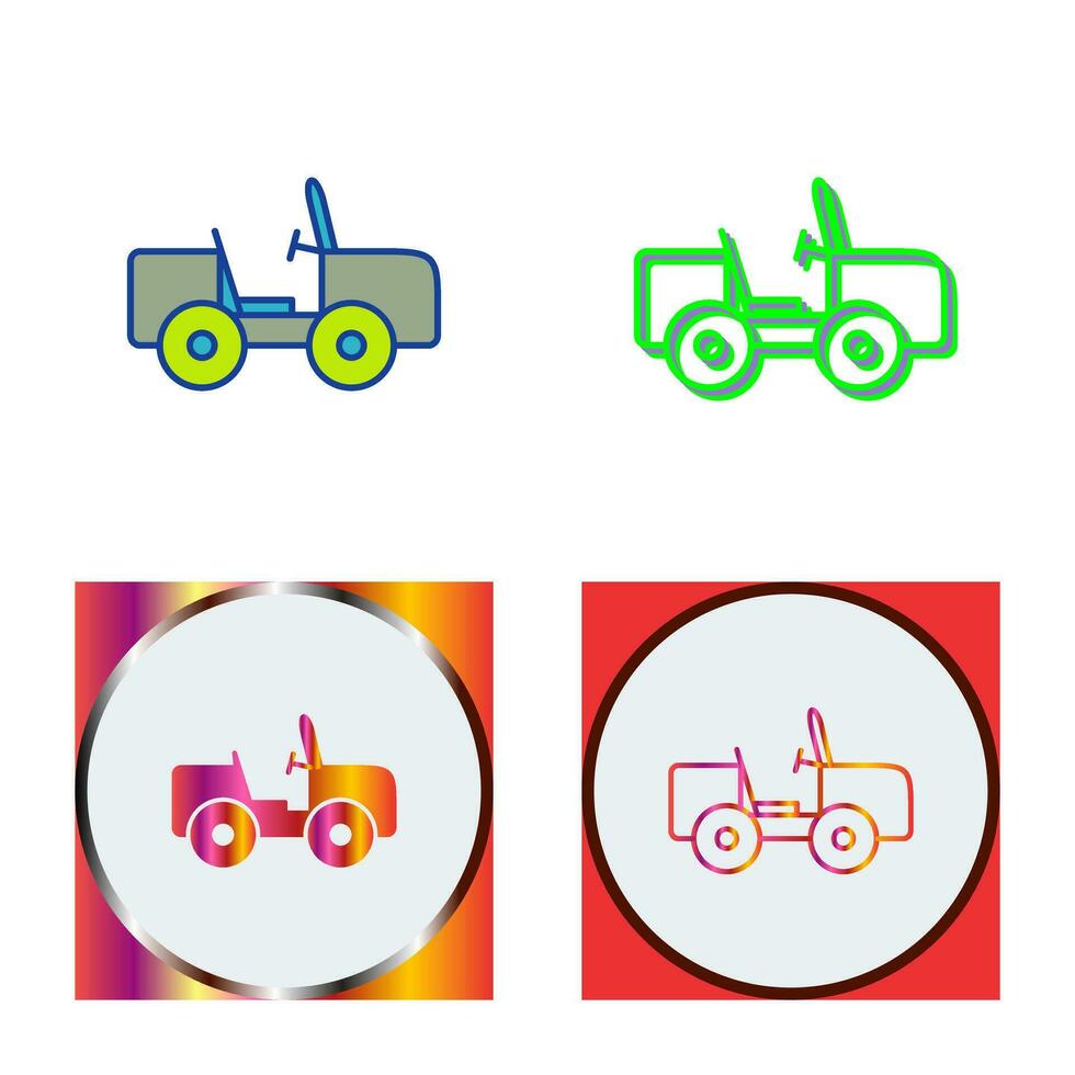Safari Jeep Vector Icon