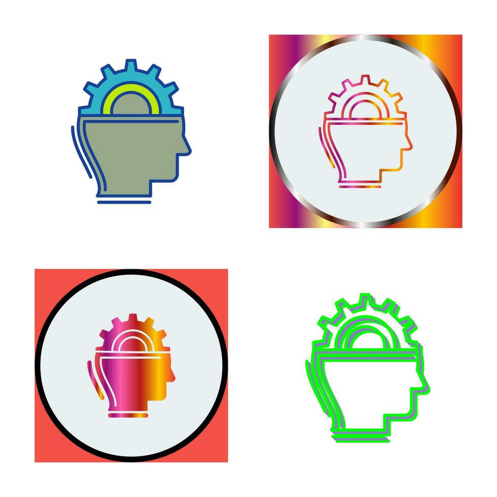 Machine Learning Vector Icon