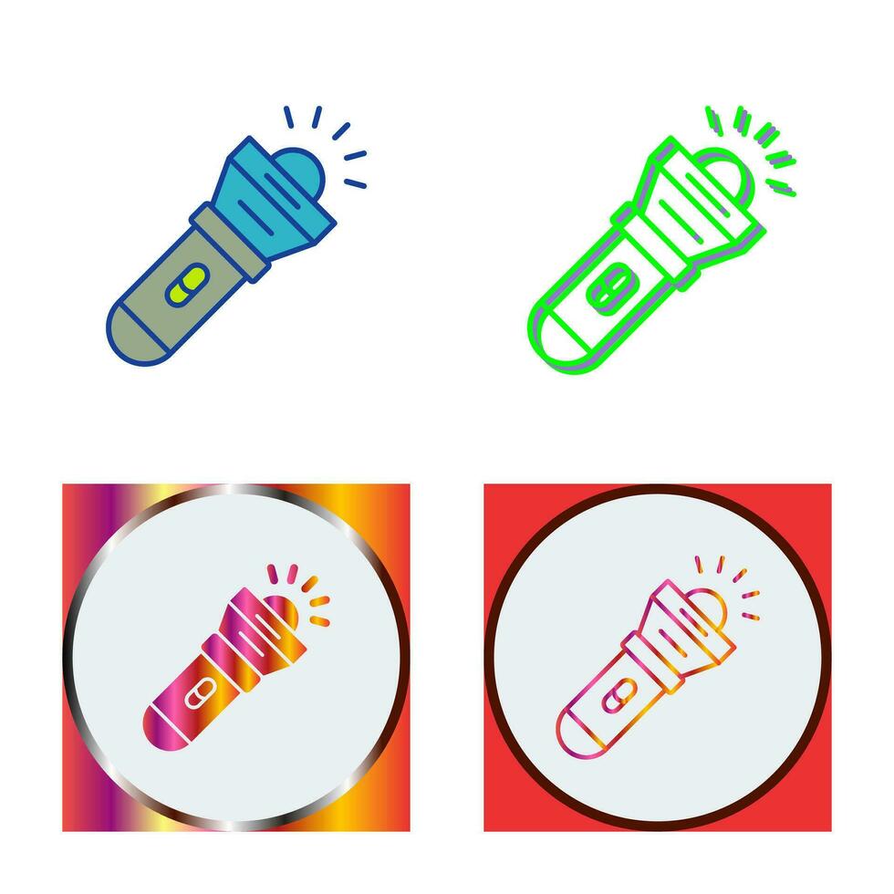 Flashlight Vector Icon