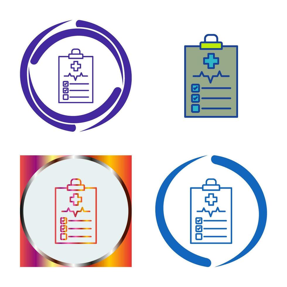 Medical History Vector Icon