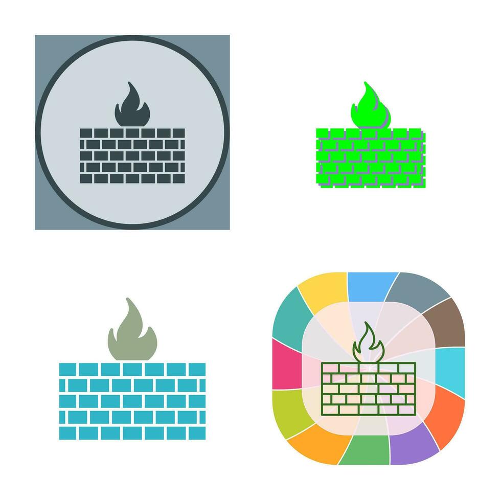 Firewall Vector Icon