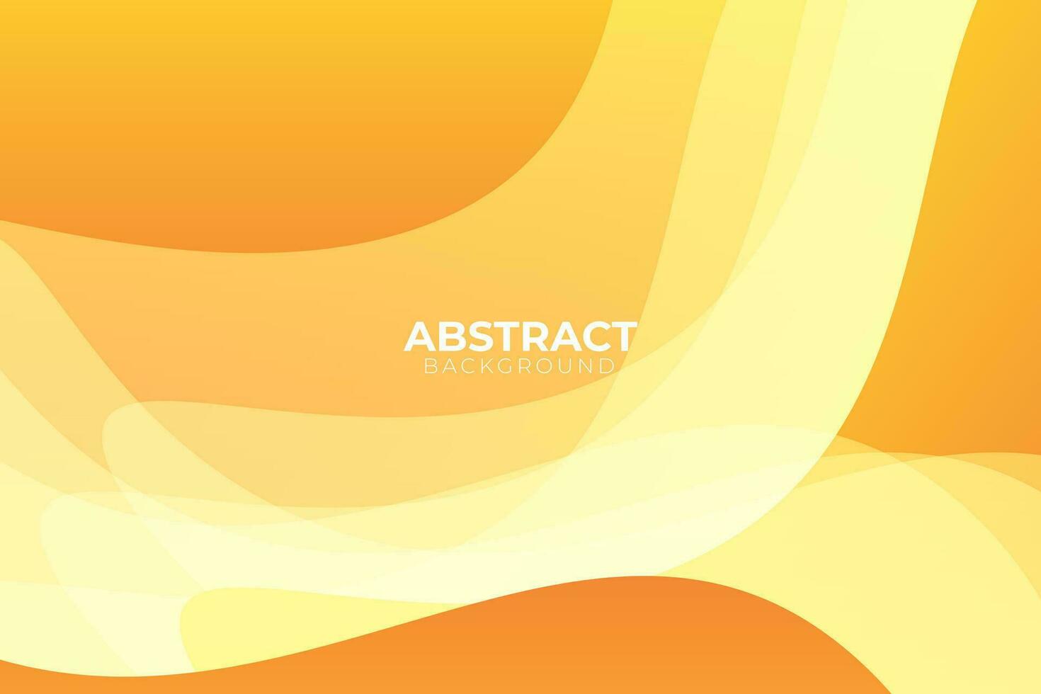 Yellow background with dynamic abstract shapes vector