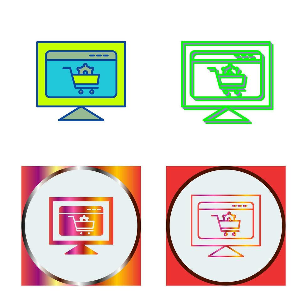 Ecommerce Settings Vector Icon