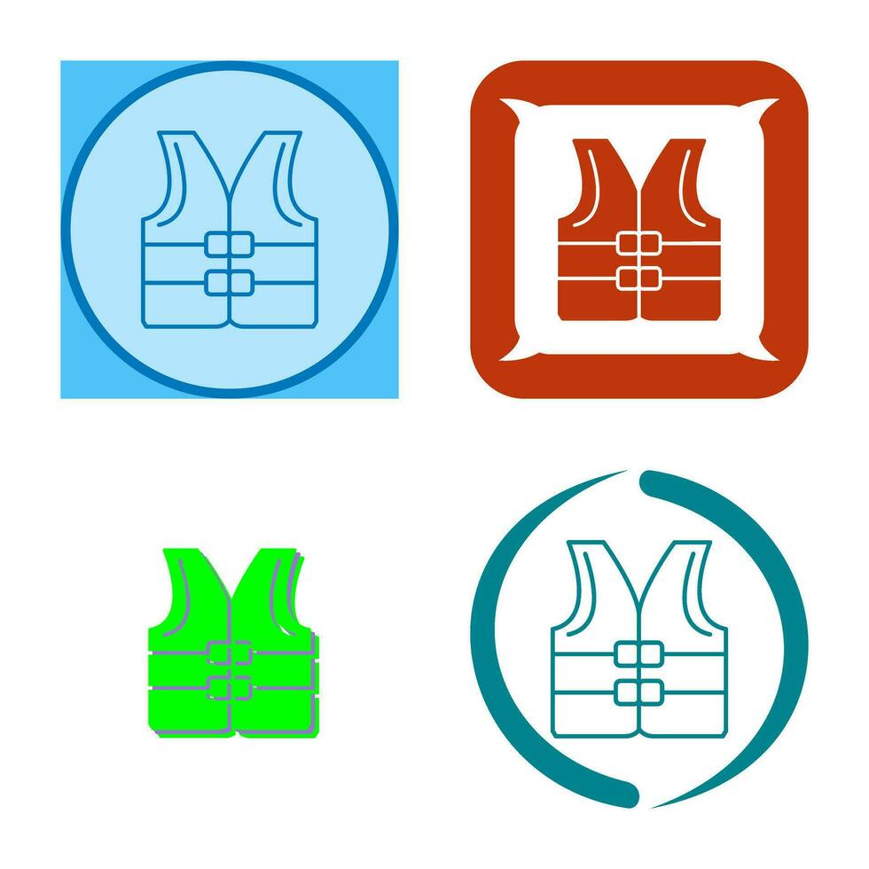 Life jacket Vector Icon