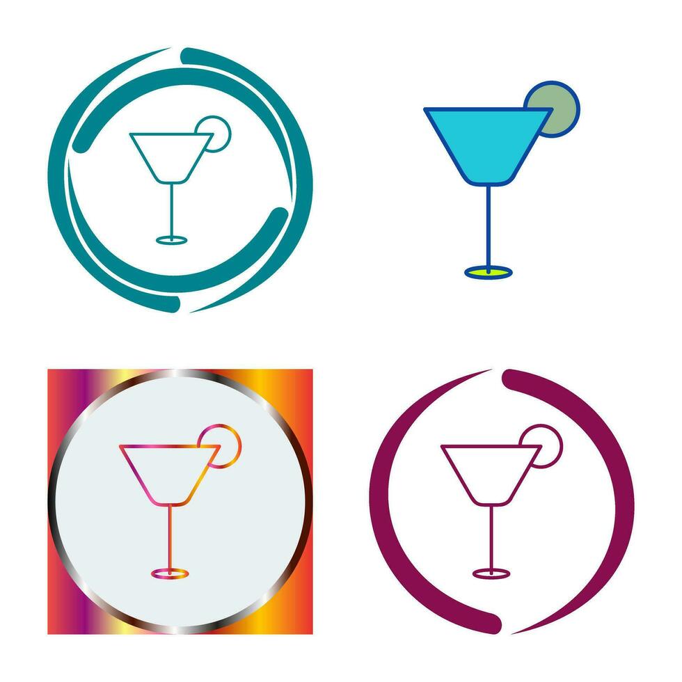 Cocktail Drink Vector Icon