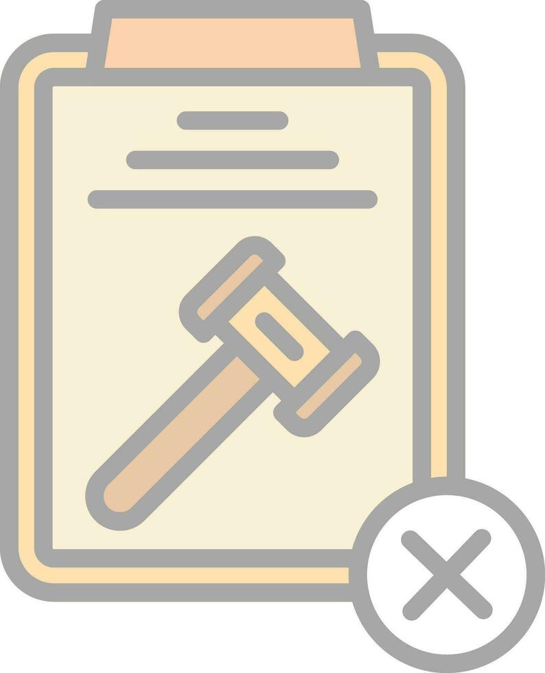 Regulatory Non Compliance Vector Icon Design