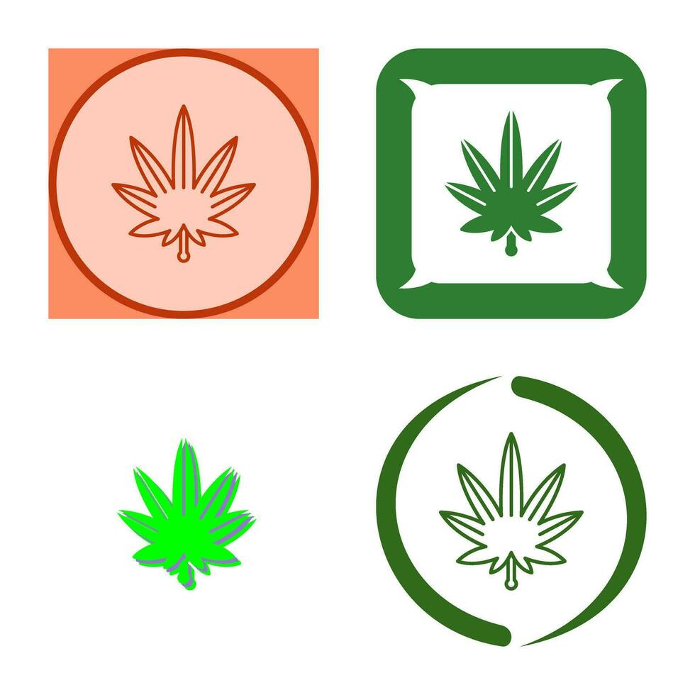 Weed Vector Icon