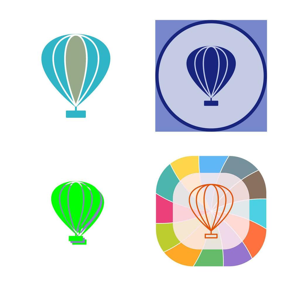 Hot Air Balloon Vector Icon