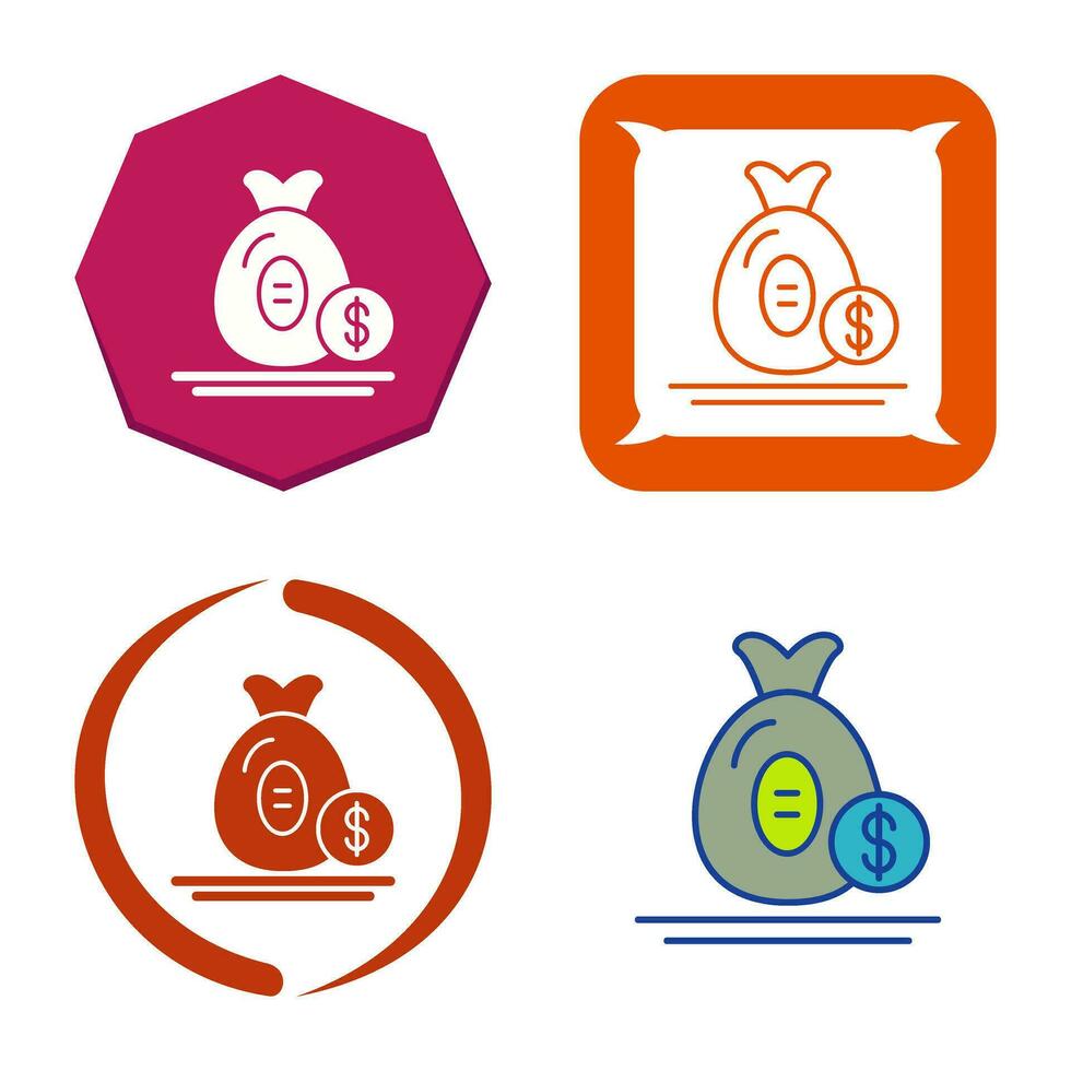 Money Bag Vector Icon