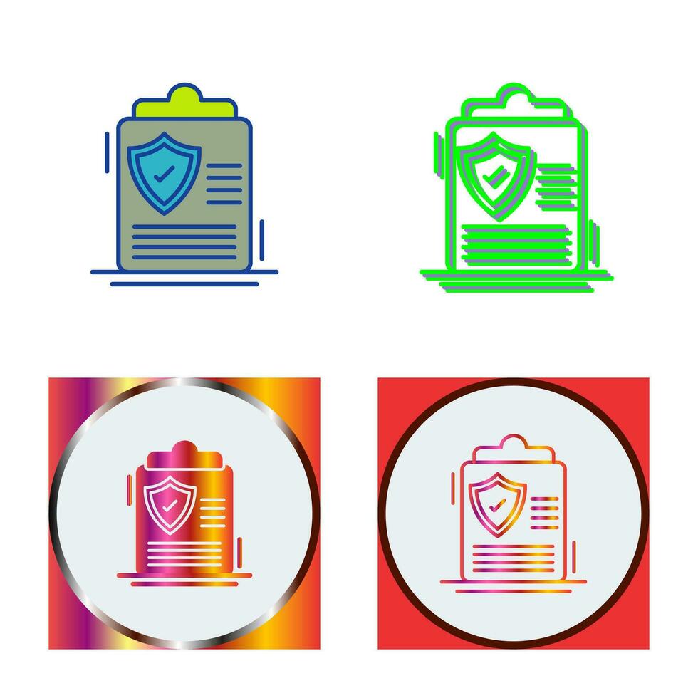 Protection Policy Vector Icon