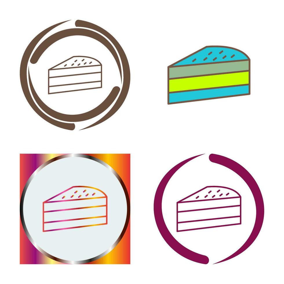 Cake Slice Vector Icon