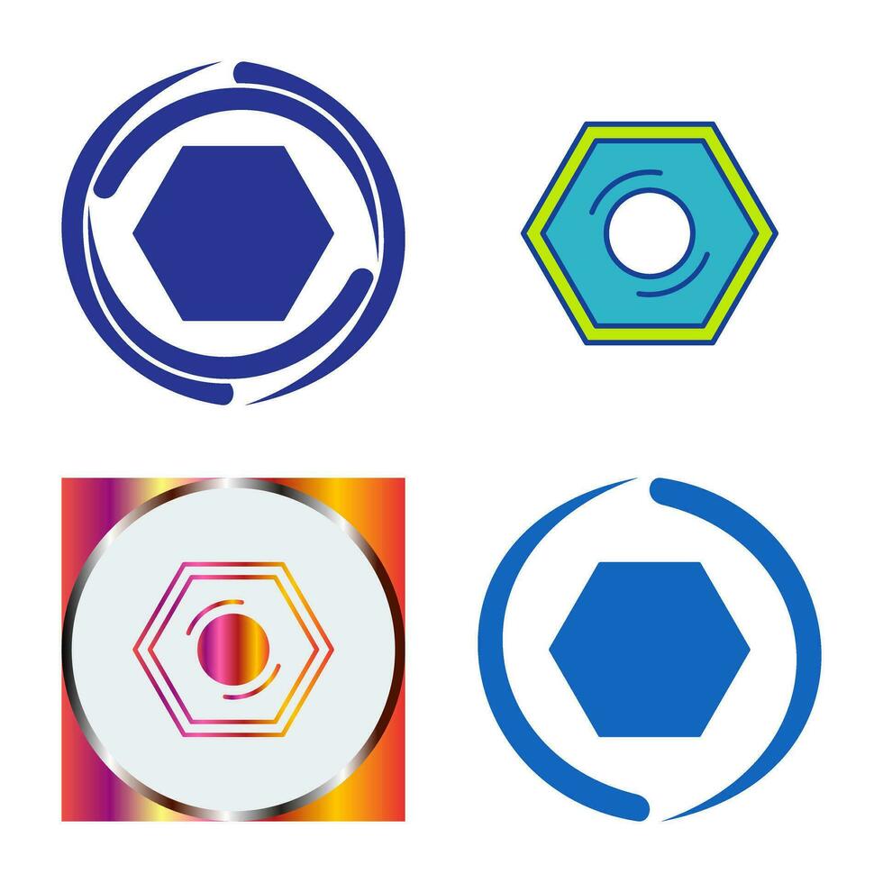 Nut Vector Icon