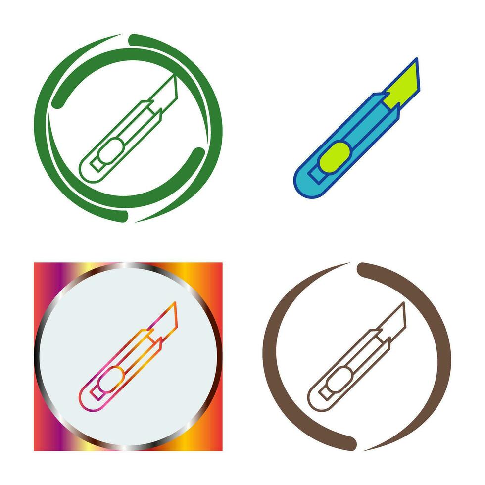 Stationery Knife Vector Icon