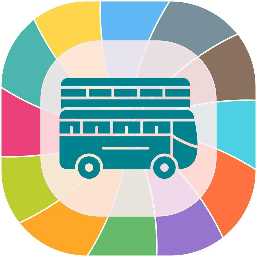 Double Bus Vector Icon