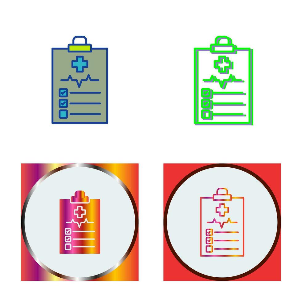 Medical History Vector Icon