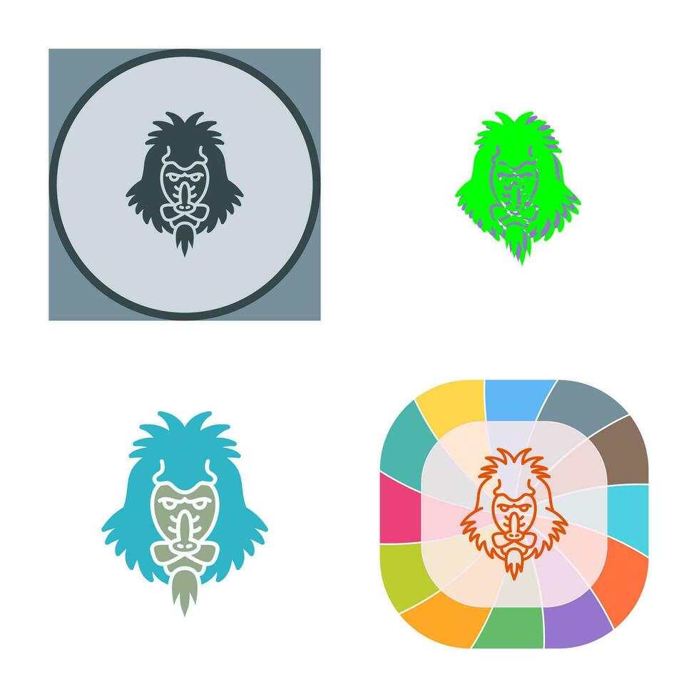 Mandrill Vector Icon