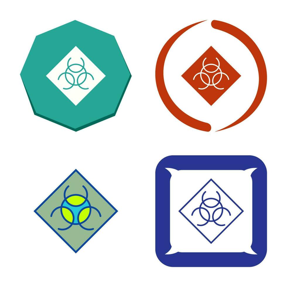 Biological Hazard Vector Icon