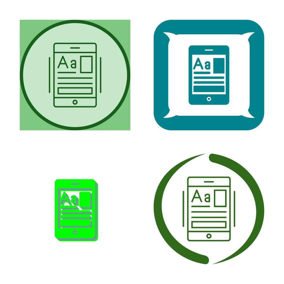 Education App Vector Icon