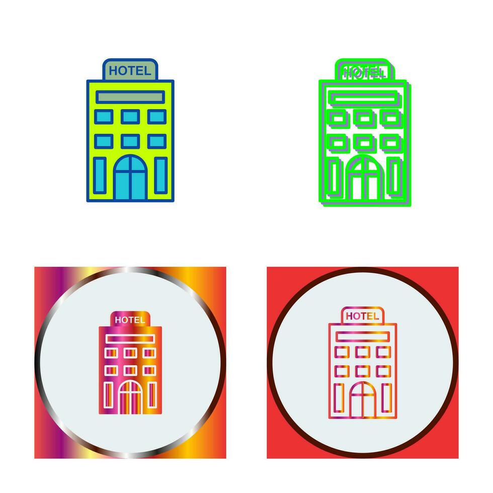 icono de vector de hotel