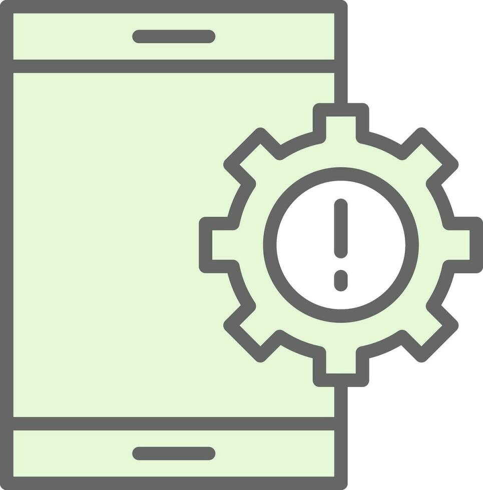 Mobile App Vulnerabilities Vector Icon Design