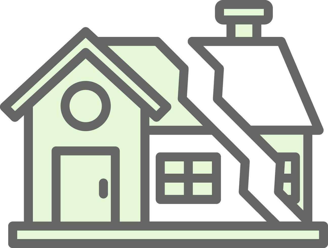 Property Damage Vector Icon Design