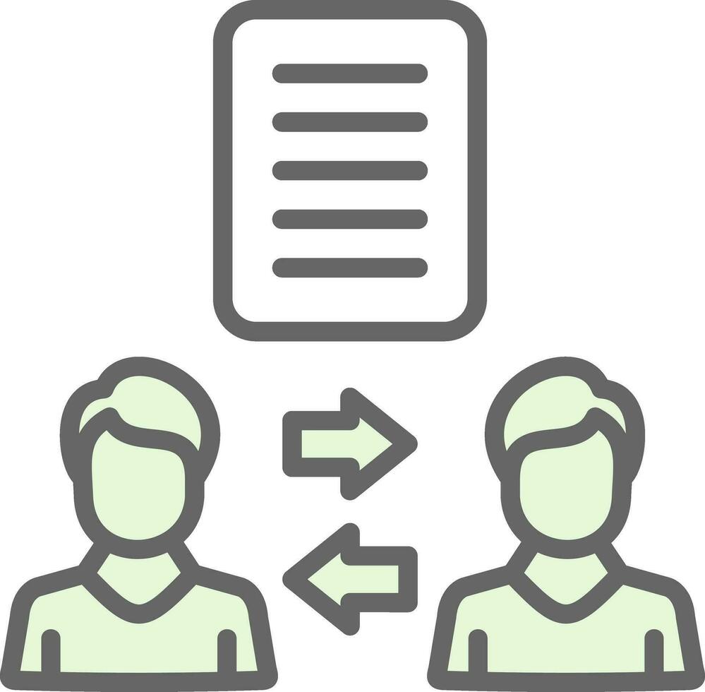 Contract Disputes Vector Icon Design