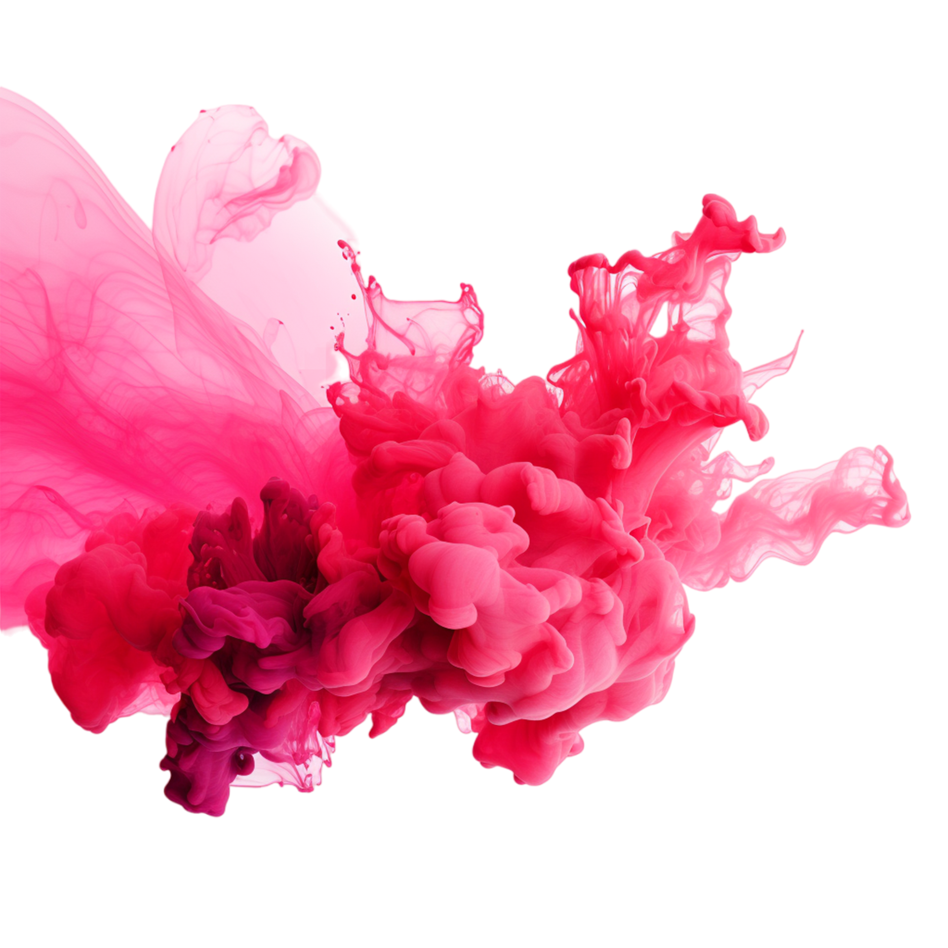 Red And Pink Colors Powder Splash Pink Smoke Effect Png Ai Generative red-and-pink-colors-powder-splash-pink-smoke-effect-png-ai-generative