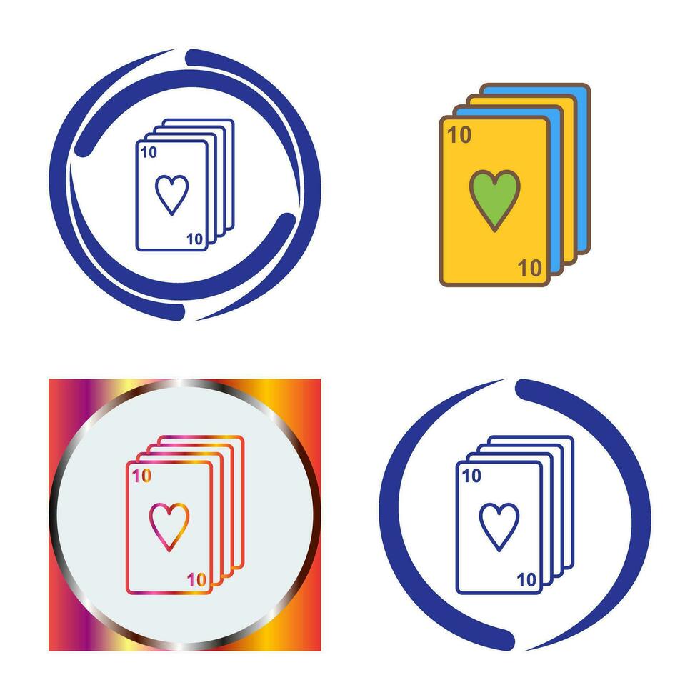 Deck of Cards Vector Icon