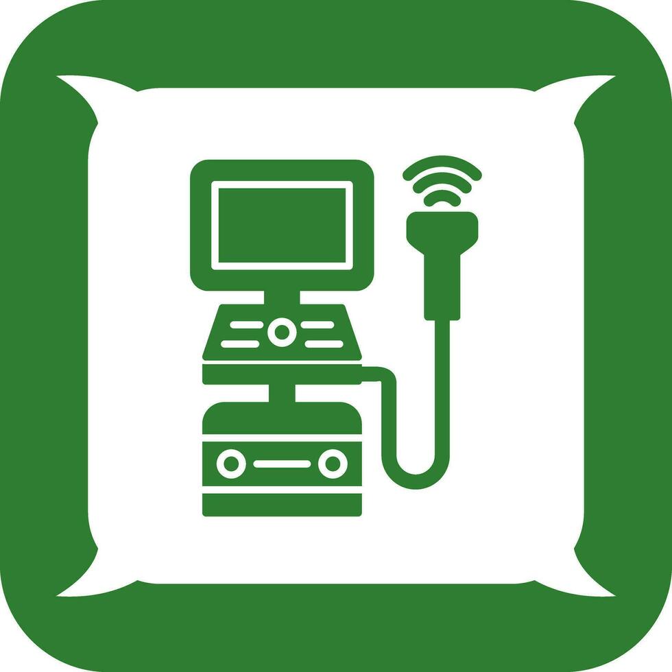Ultrasound Machine Vector Icon