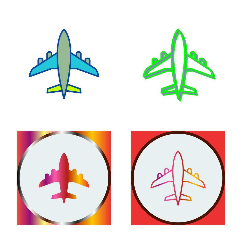 icono de vector de avión