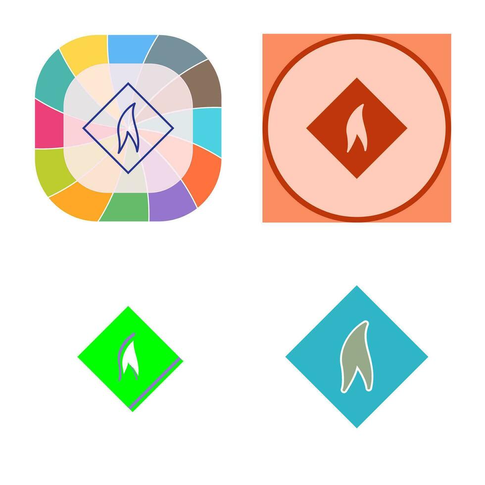 Flammable Material Vector Icon