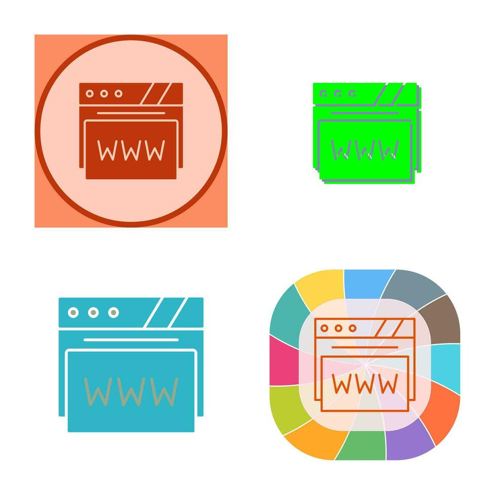 Web Browser Vector Icon