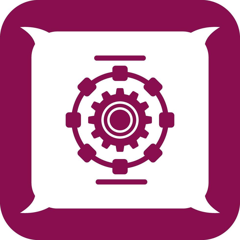 Automated Process Vector Icon