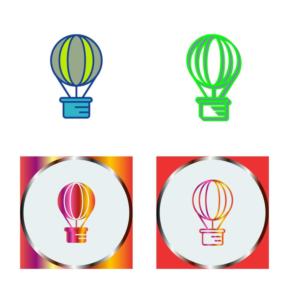 Hot Air Balloon Vector Icon