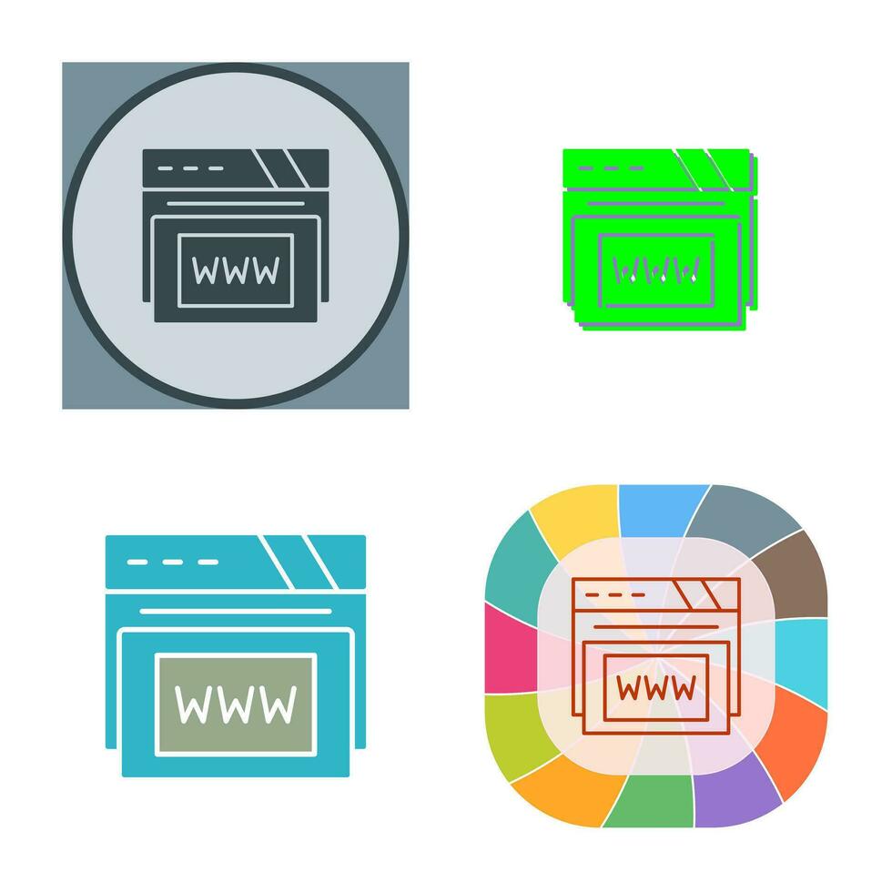 Www Vector Icon