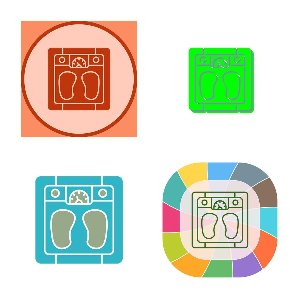 Weighing Scale Vector Icon