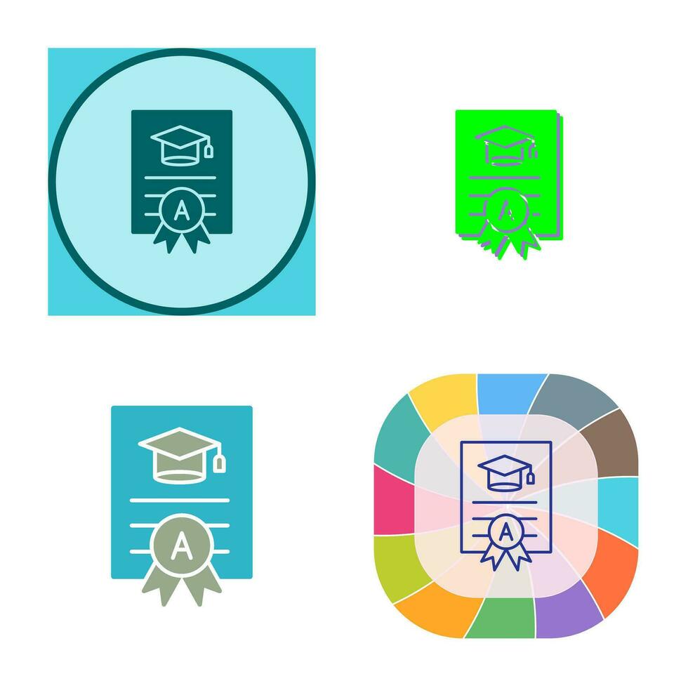 Report Card Vector Icon