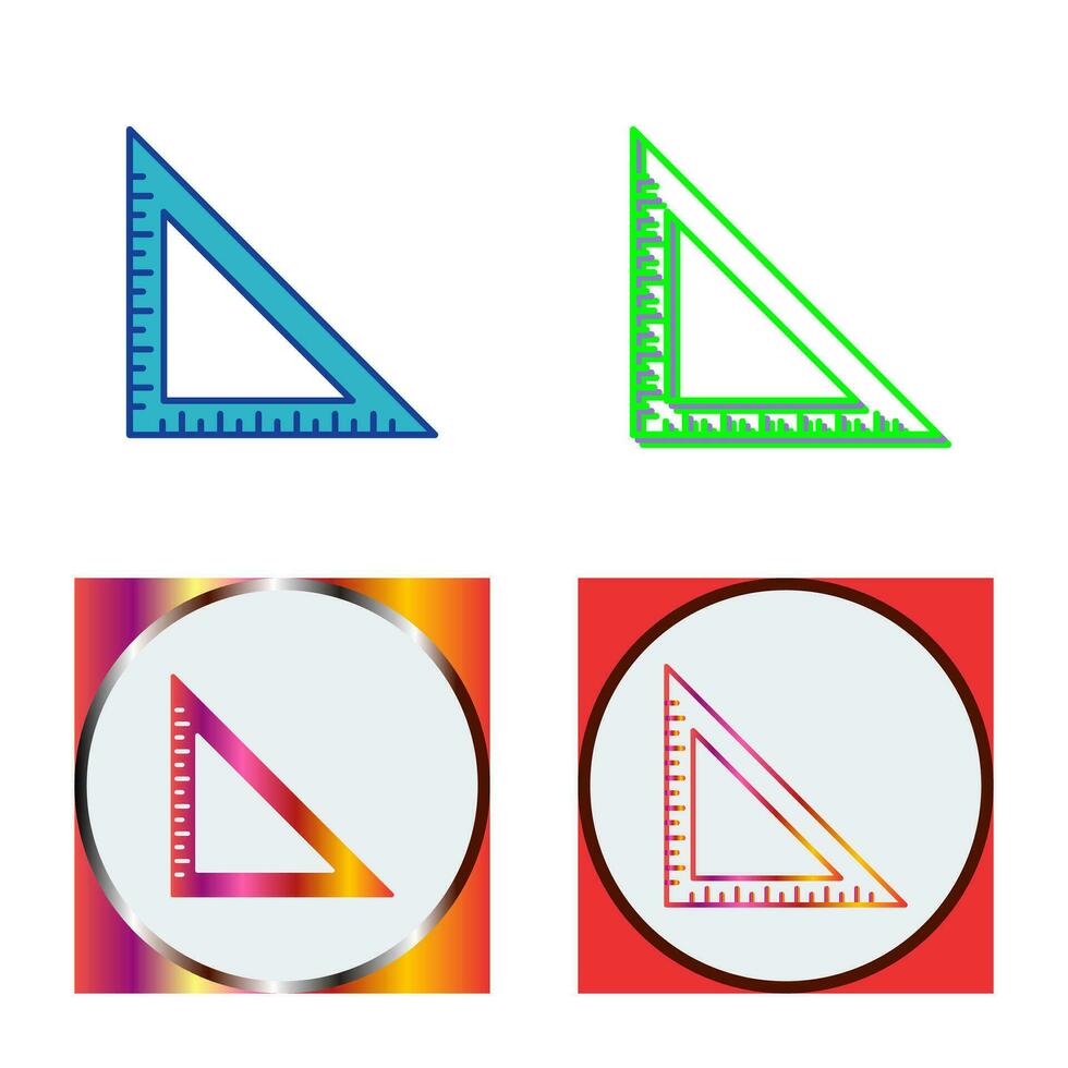 Set Square Vector Icon