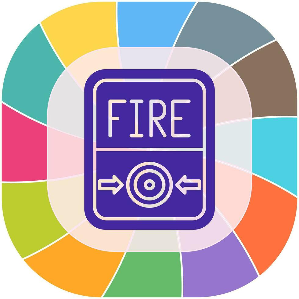 Fire Button Vector Icon