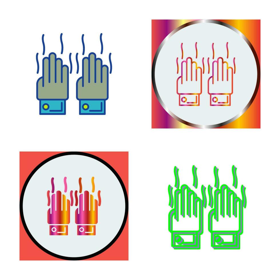 icono de vector de manos malolientes