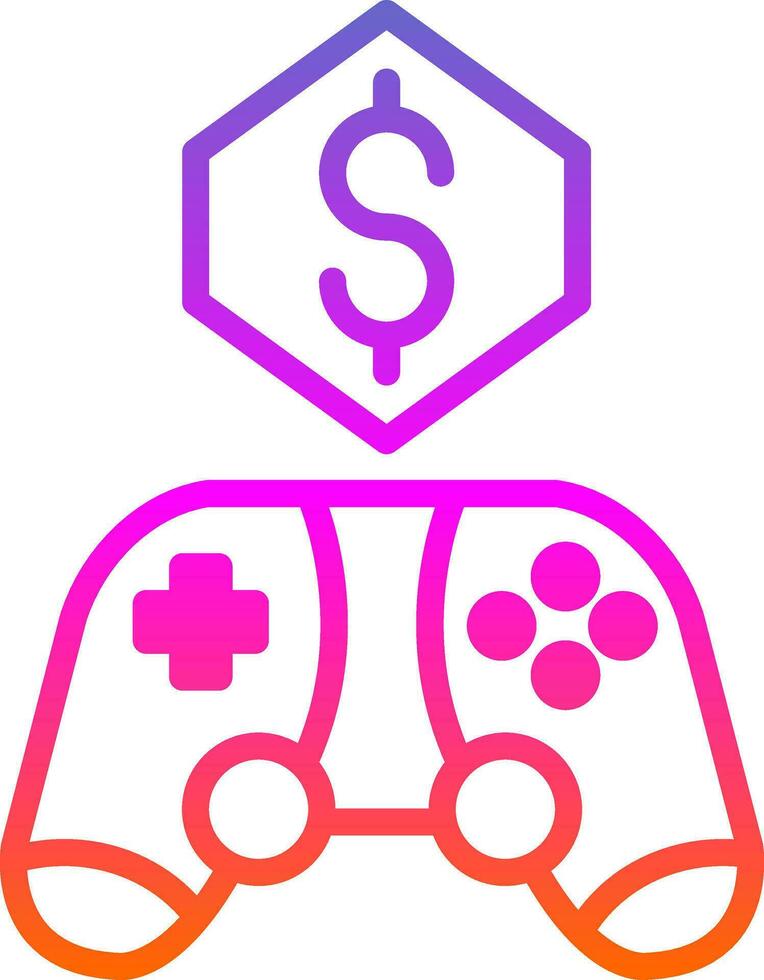 Microtransaction Vector Icon Design