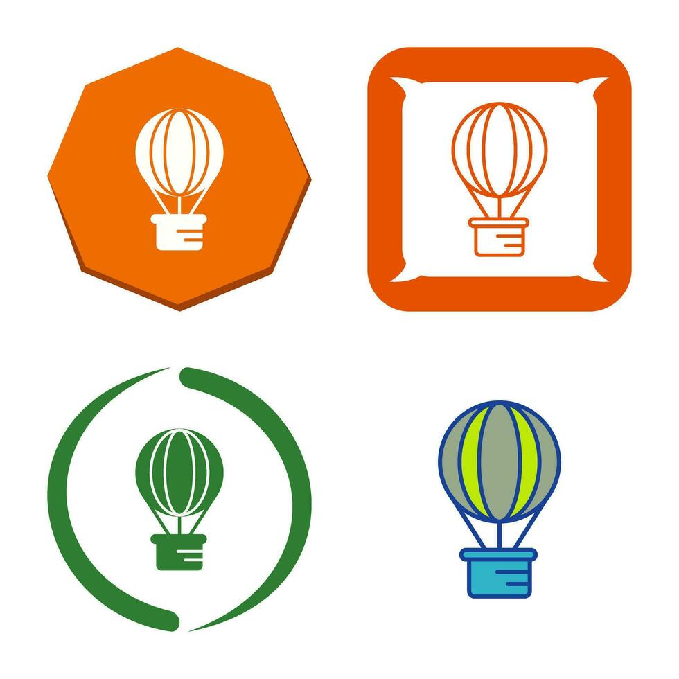 Hot Air Balloon Vector Icon