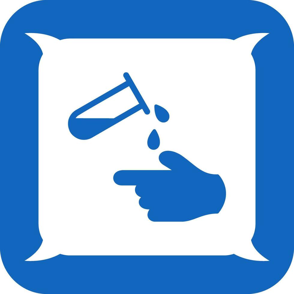 Corrosive Hazard Vector Icon