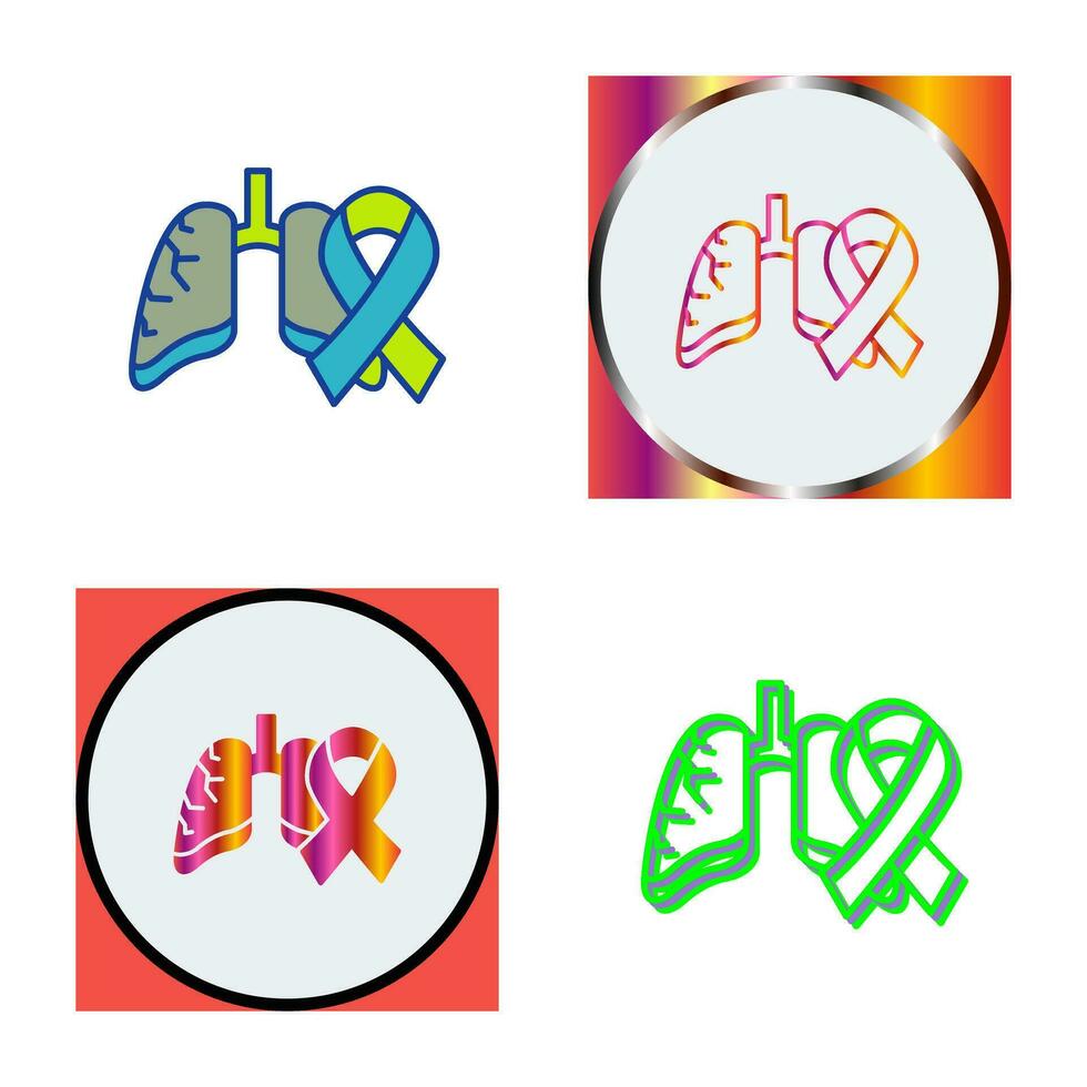 icono de vector de cáncer