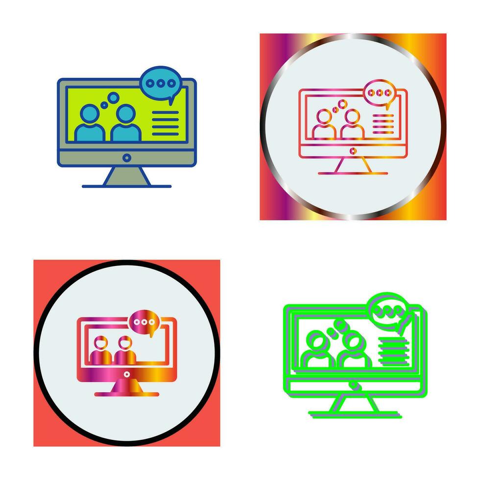 Conversation Vector Icon