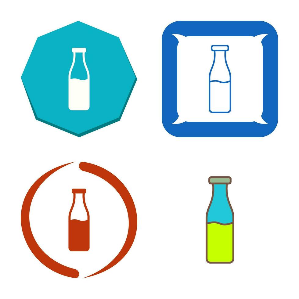 Milk Bottle Vector Icon